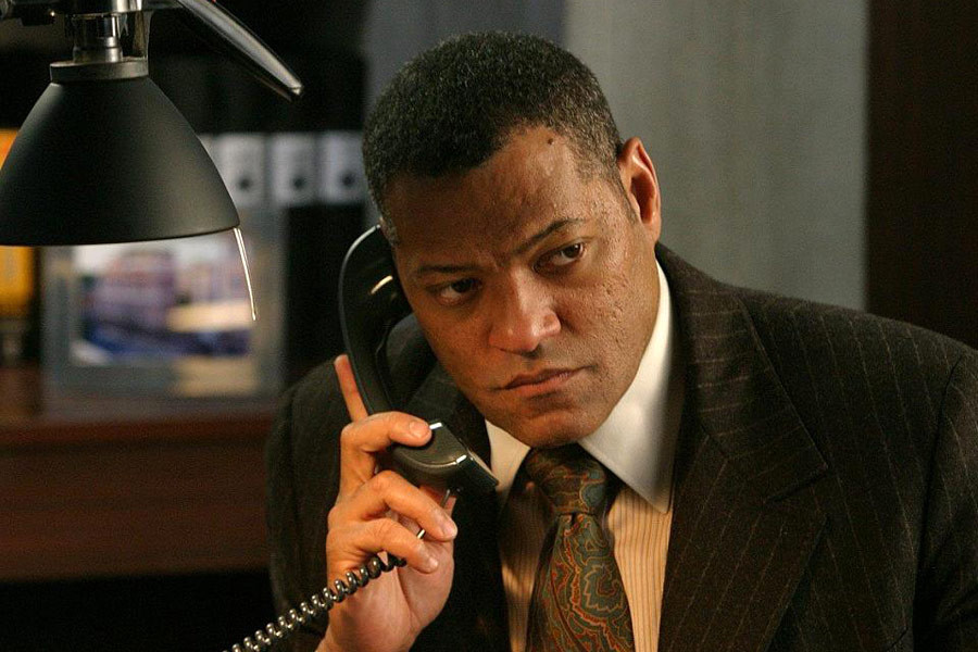 Laurence Fishburne jako Theodore Brassel, szef Impossible Missions Force w filmie "Mission: Impossible III" (2006)