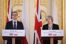 Morawiecki po spotkaniu z May: Gdyby coś poszło nie tak z Brexitem, to prawa Polaków na Wyspach są zagwarantowane