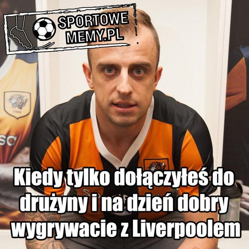 Memy po debiucie Kamila Grosickiego w Hull City. Tak pokonał Liverpool