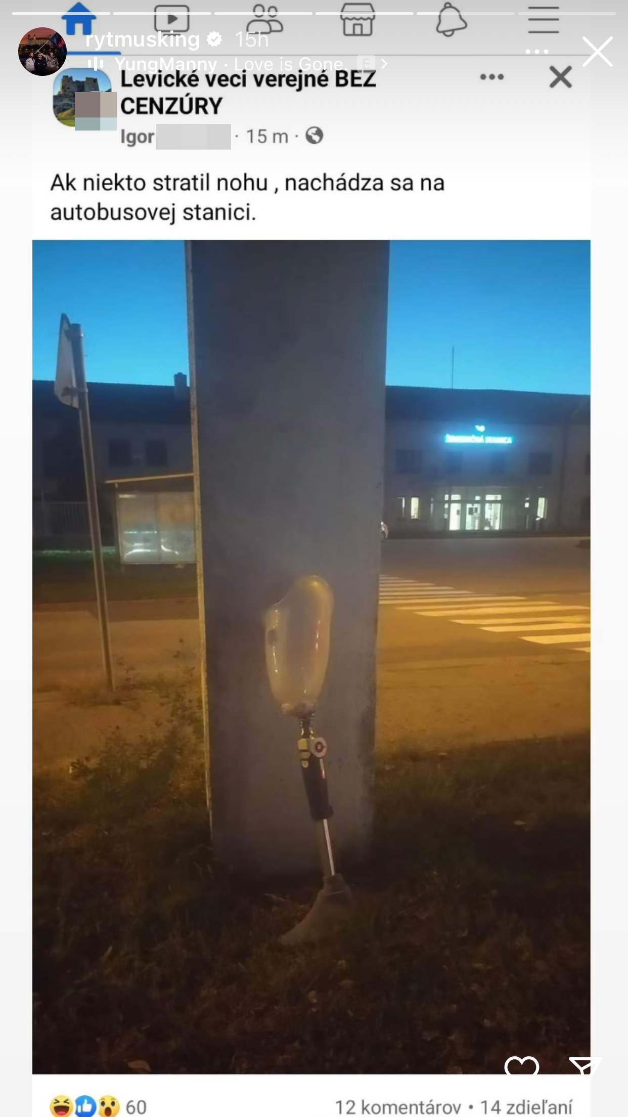 Slovenskému raperovi Rytmusovi nechýba zmysel pre humor.