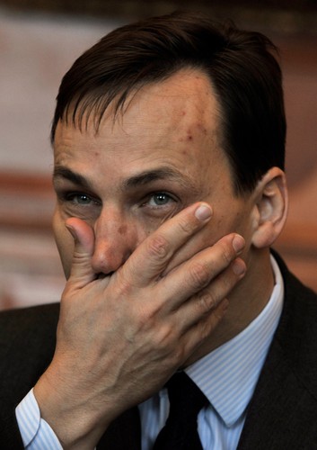 Radosław Sikorski i jego śmieszne miny
