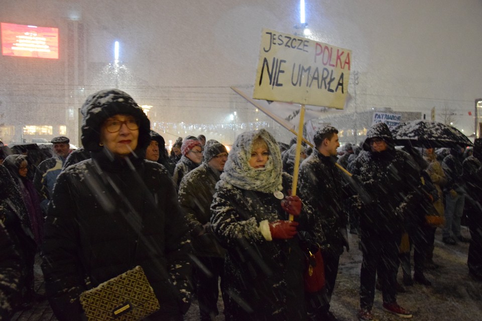 Czarny prostest Katowice 17 stycznia 2018 