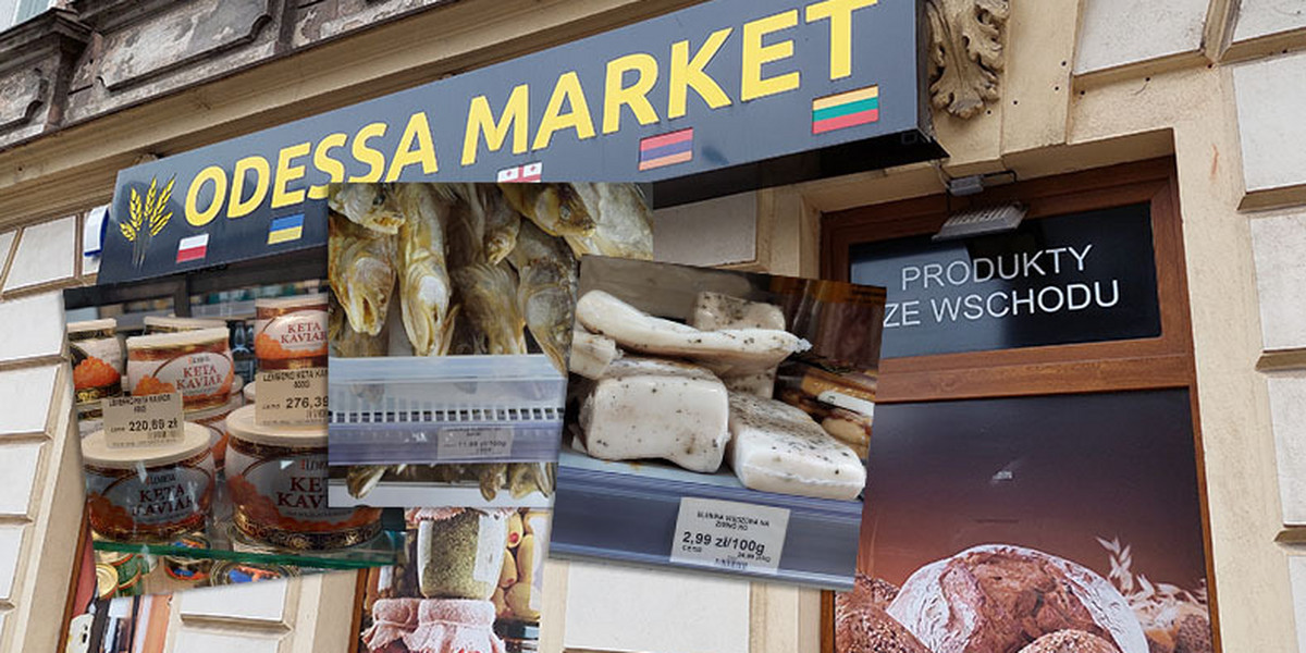 Odessa Market we Wrocławiu działa od 3 lat. Ale kupują w nim nie tylko imigranci, ale również ciekawi nowych smaków Polacy.