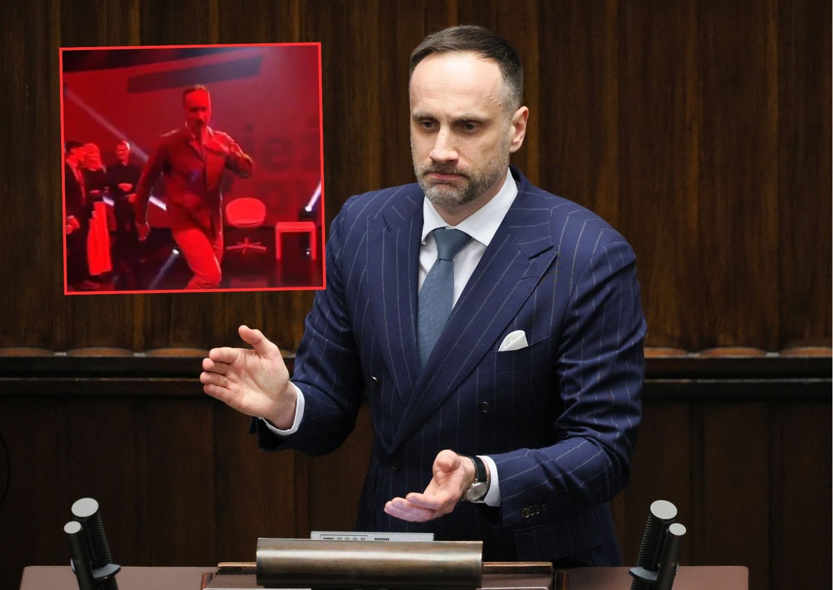 Janusz Kowalski jak Michael Jackson. Poseł PiS zaczął tańczyć w programie na żywo