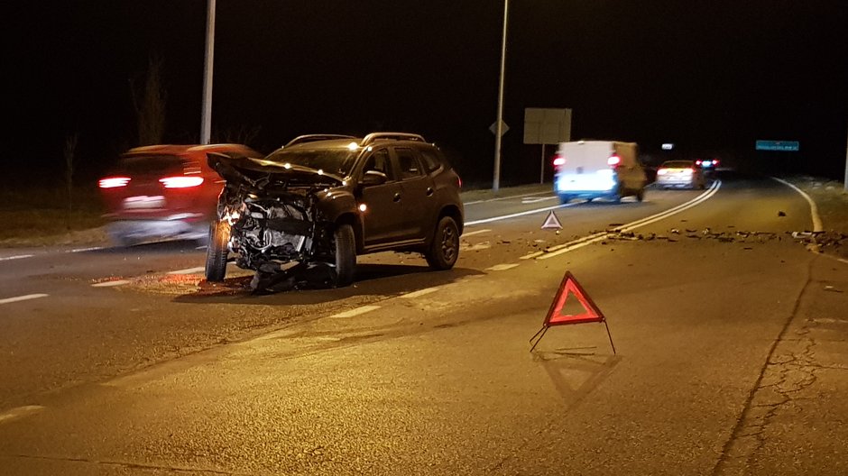 Zderzenie dacii i opla