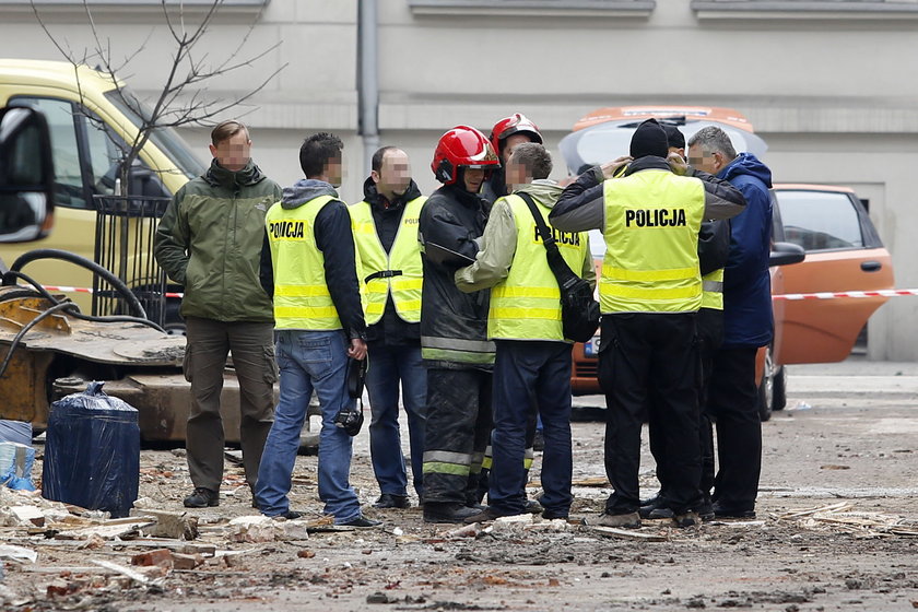 Katowice. Zawaliła się kamienica u zbiegu ulicy Sokolskiej i Chopina