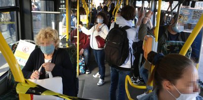 Tłok w autobusach w Gdańsku. „Jak mamy zachować dystans?”