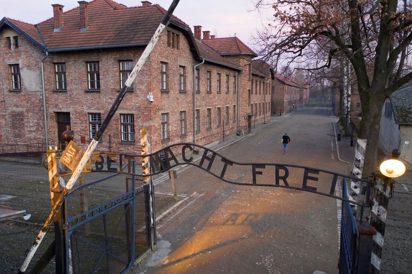 Brama do obozu Auschwitz-Birkenau