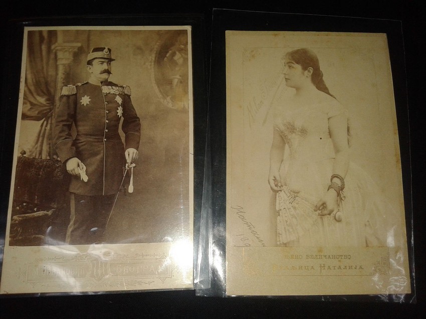 Kralj Milan i kraljica Natalija iz kolekcije Radmile Nikolić