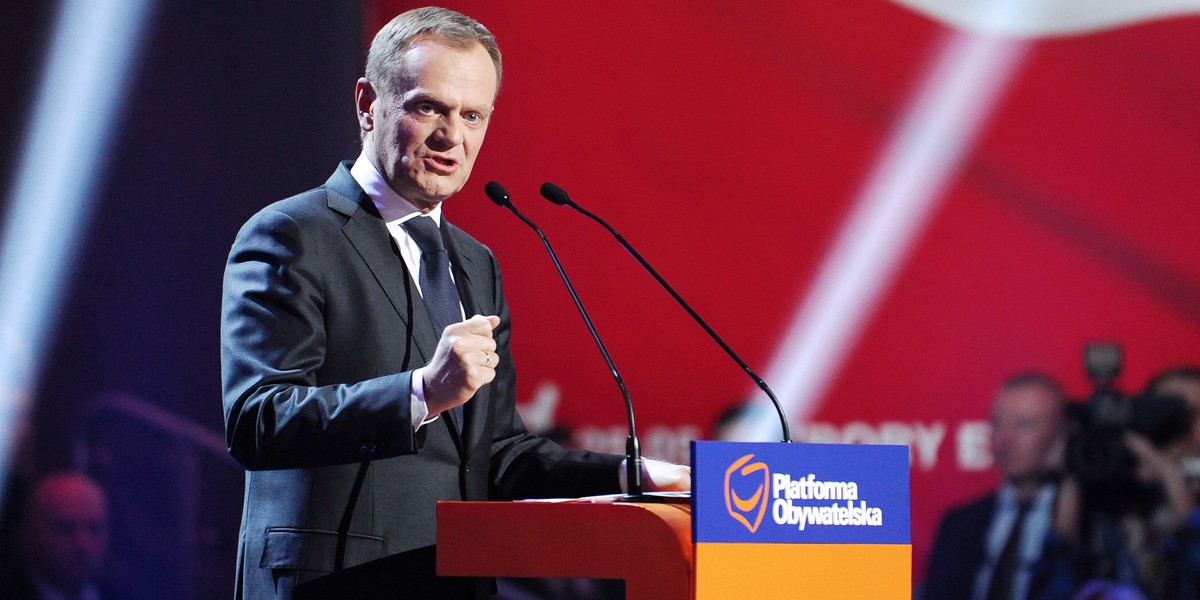 Donald Tusk, szef Rady Europejskiej