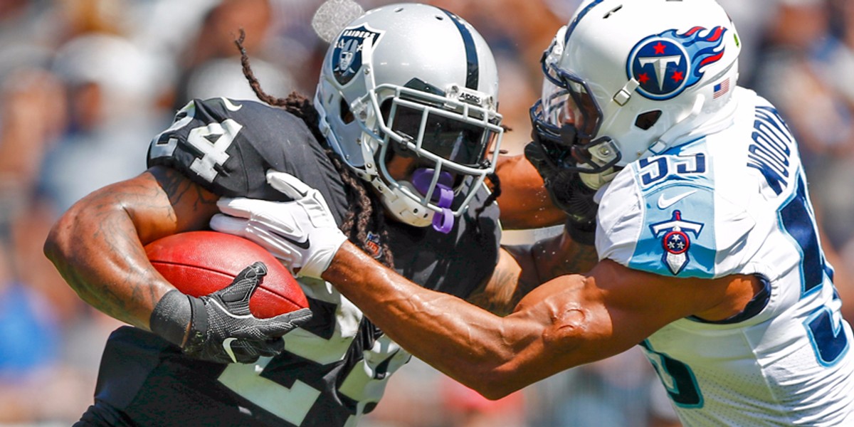 Marshawn Lynch shows he still has a bit of 'Beast Mode' left in him in debut with Raiders