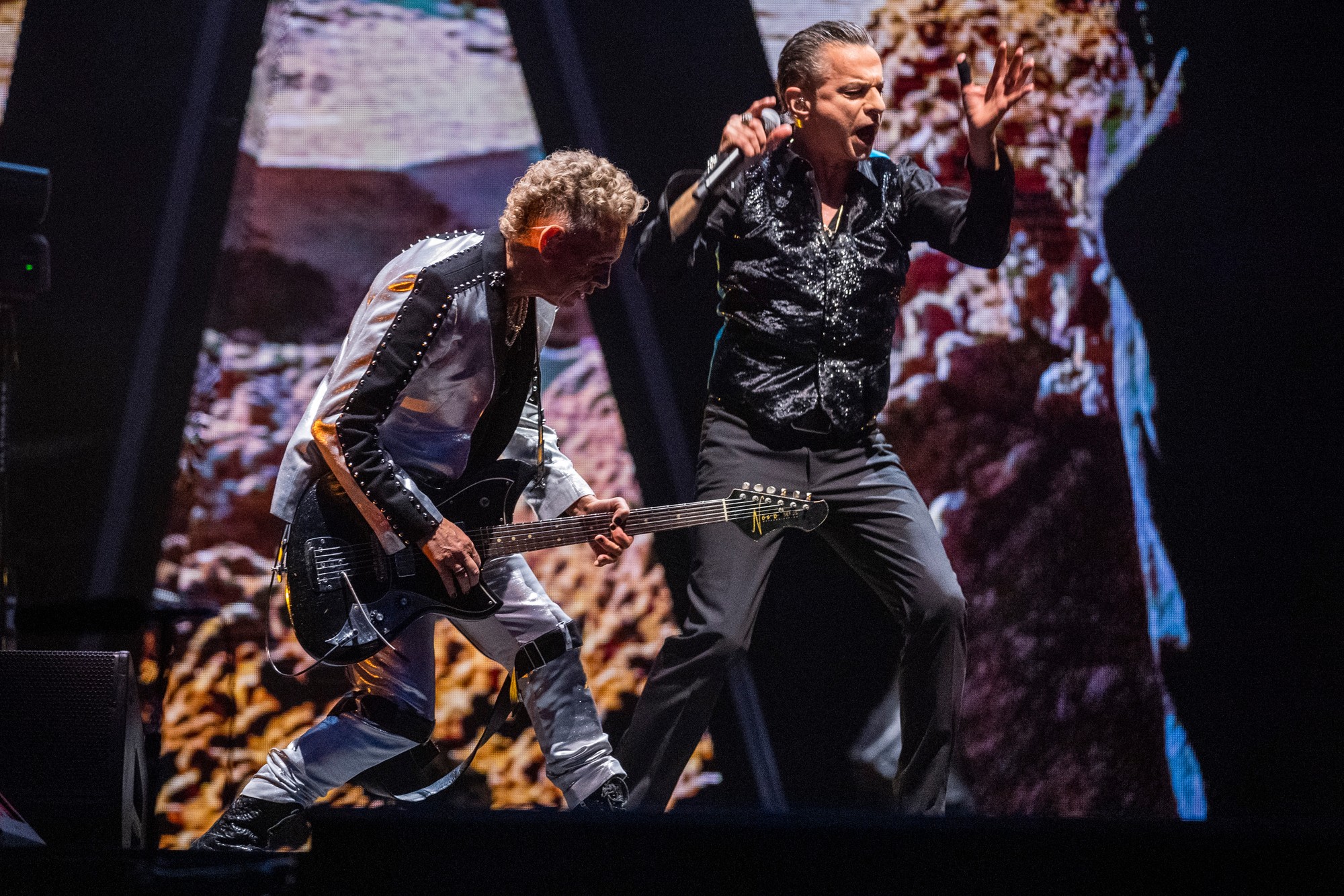 Koncert skupiny Depeche Mode v Bratislave.