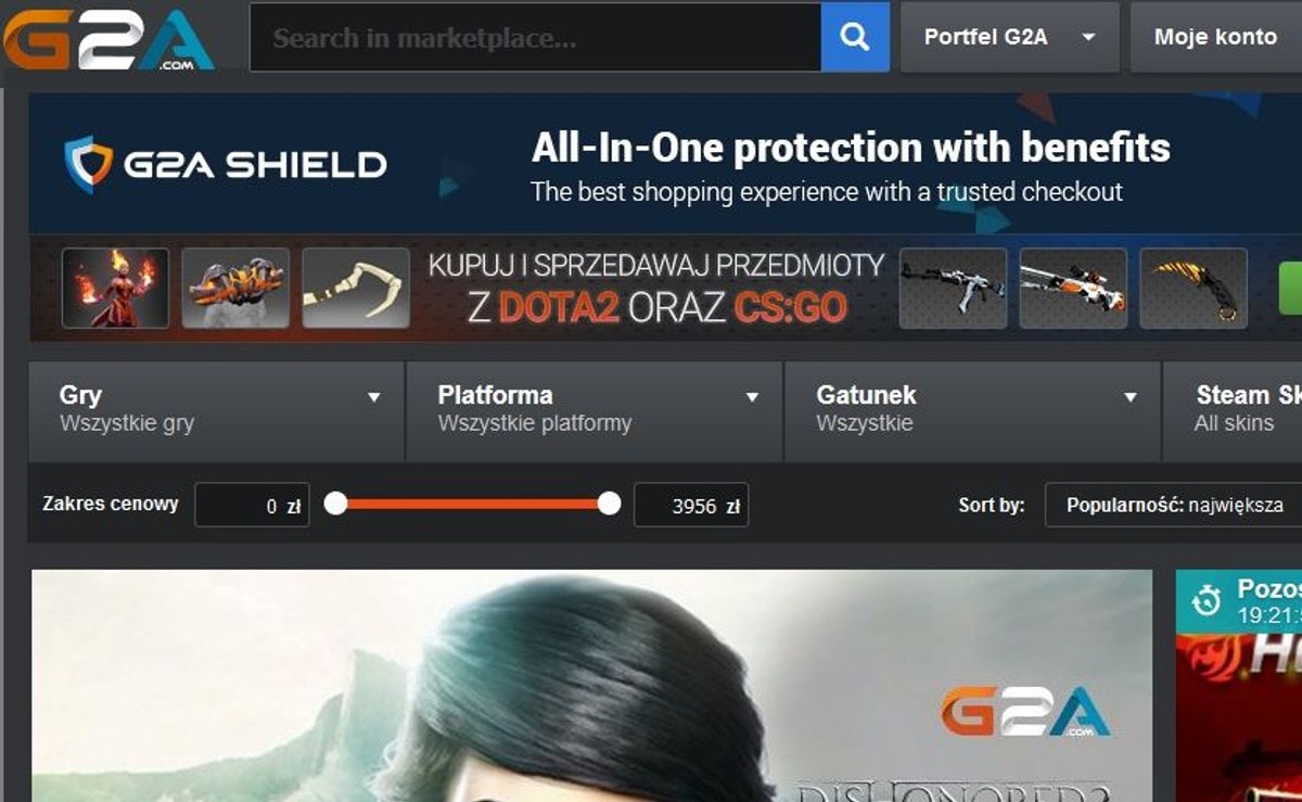 Nie tylko klucze do gier. Od G2A będzie można kupić gamingowe ubrania oraz gadżety z gier