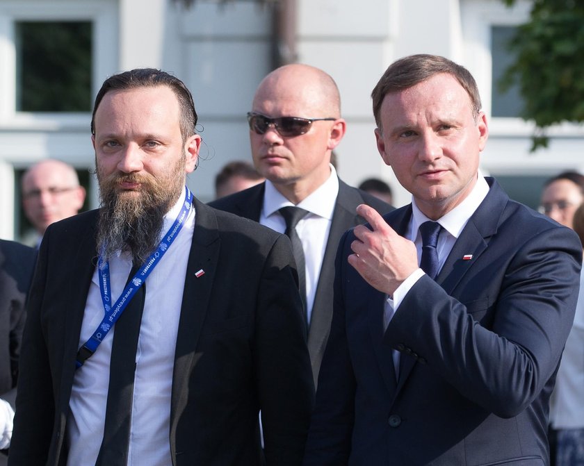 Marcin Kędryna i Andrzej Duda