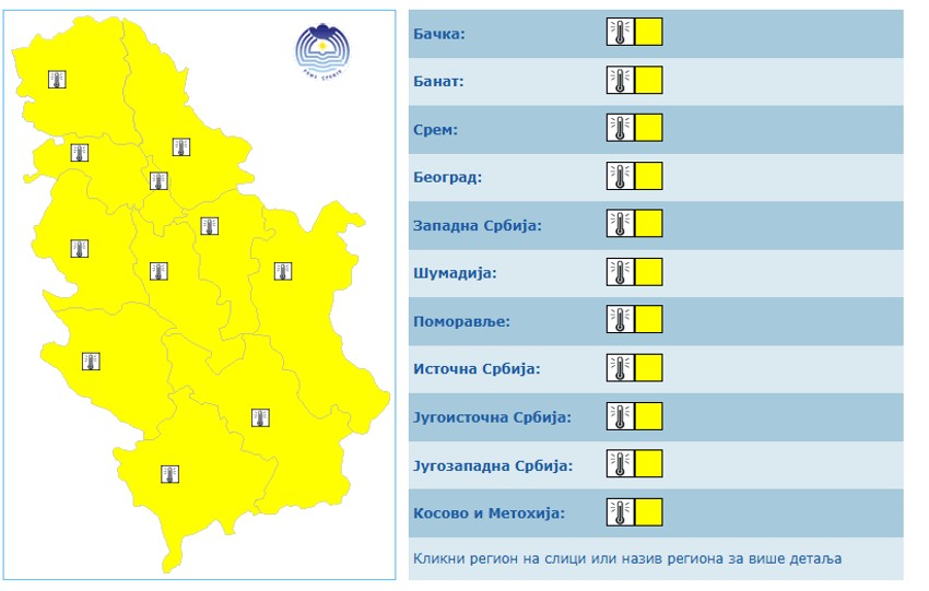 Meteoalarm 20. jun