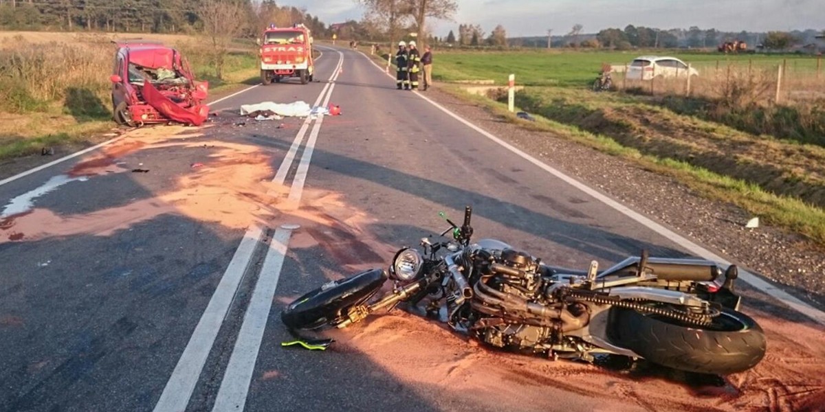 Groza pod Opolem, dopiero odebrał motor, zginął. Miał 3 dzieci!