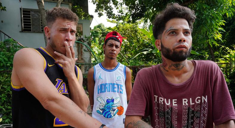 Cuban men in Villa Maria, Cuba.REUTERS/Alexandre Meneghini