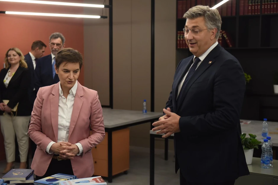 Ana Brnabić i Andrej Plenković