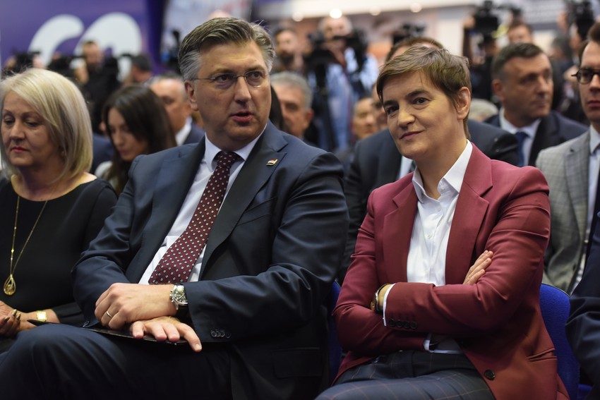 Ana Brnabić i Andrej Plenković