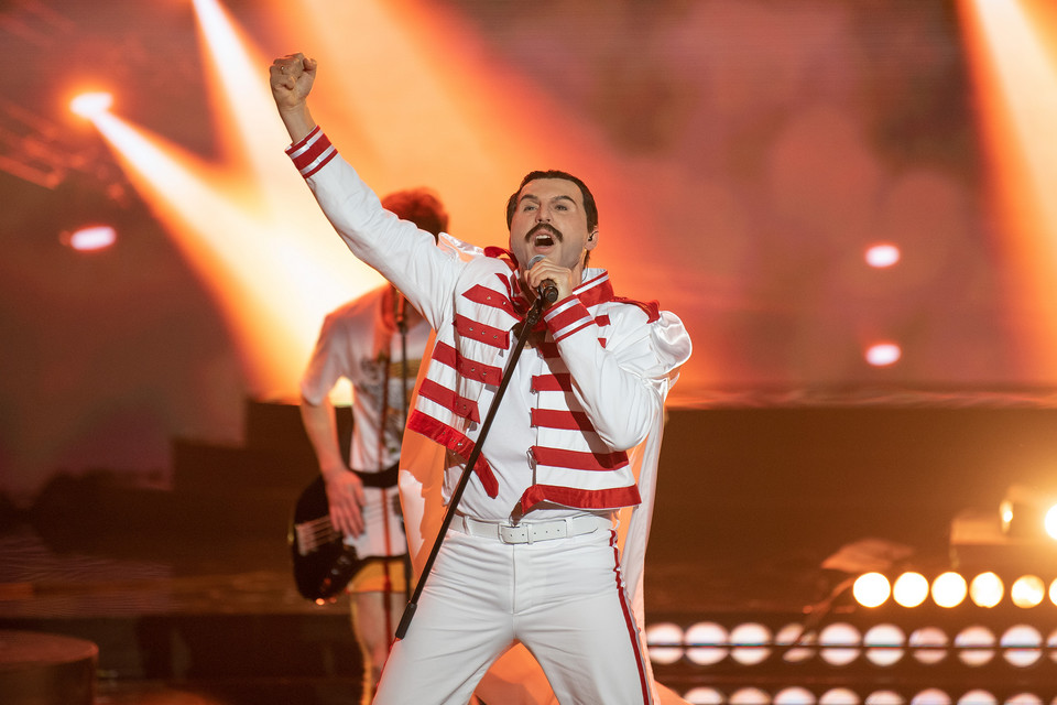 Andrzej Kozłowski jako Freddie Mercury w "Twoja twarz brzmi znajomo 16"