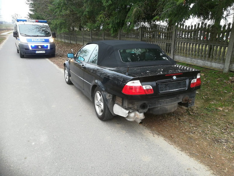 Jechał BMW bez… elementów nadwozia