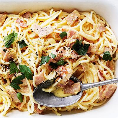 15 perces Carbonara spagetti