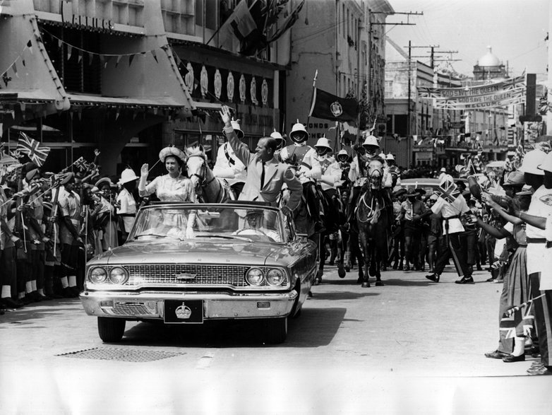 Podróż Elżbiety II na Karaiby — Barbados 1966 r. 