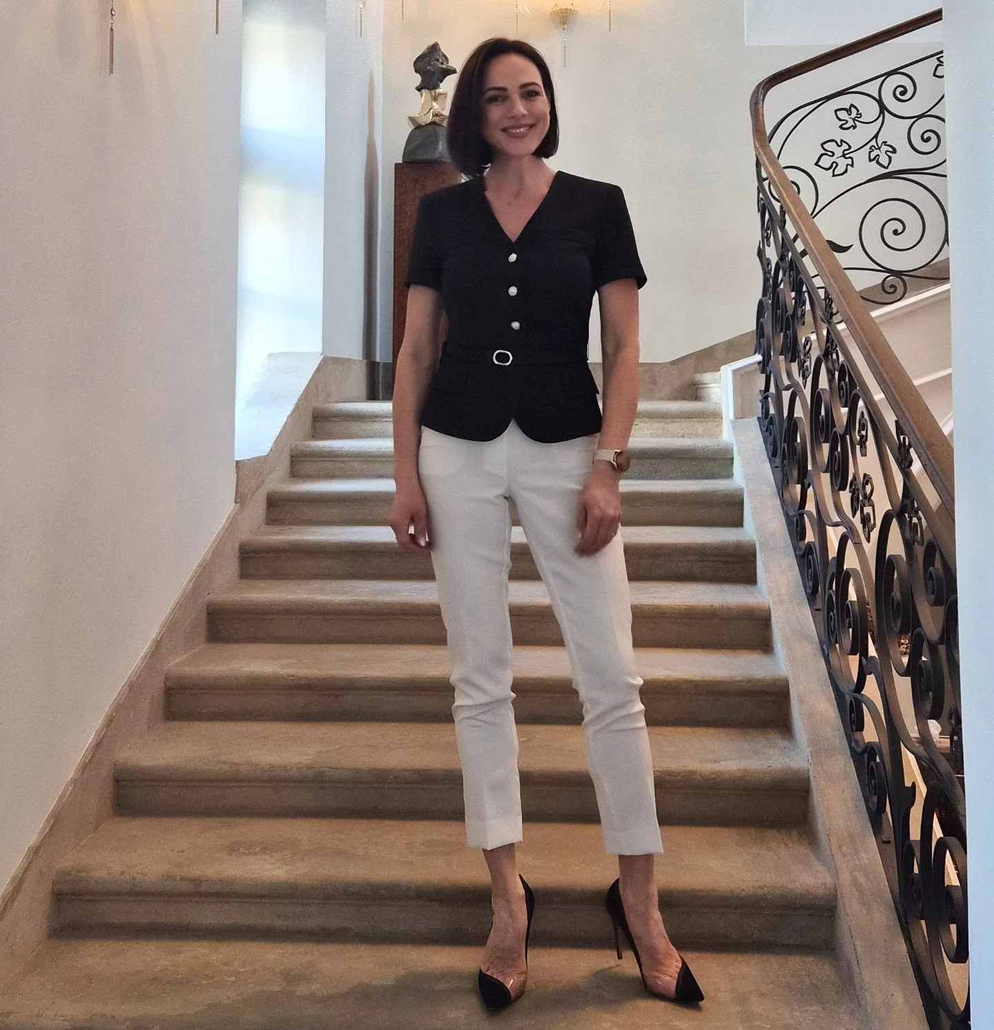Exmoderátorka a podnikateľka Adriana Kneissl.