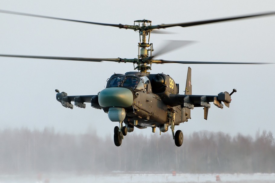 Rosyjskie śmigłowce Ka-52 są wielkim utrapieniem ukraińskich żołnierzy.