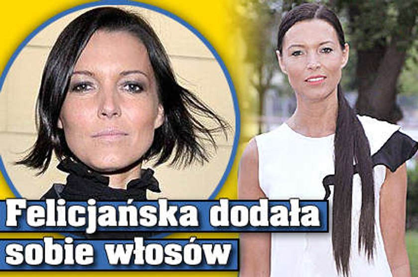 Felicjańska dodała sobie włosów