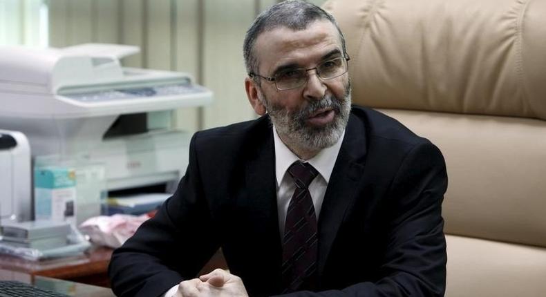 Mustafa Sanalla, the head of the National Oil Corporation (NOC), speaks during an interview with Reuters at the headquarters of the NOC in Tripoli, Libya February 22, 2016. REUTERS/Ismail Zitouny