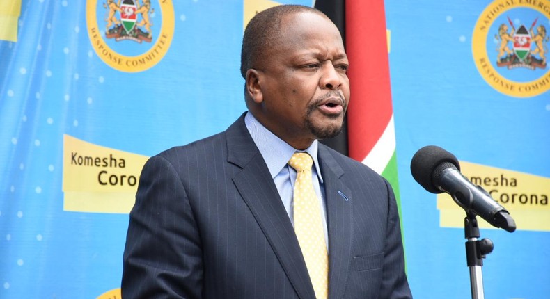 Health CS Mutahi Kagwe warns of cholera outbreak that has infected 550 people and killed 13