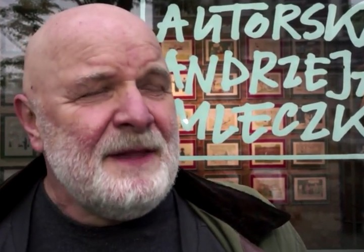 Andrzej Mleczko w spocie Kazimiery Szczuki - Europa Plus Twój Ruch