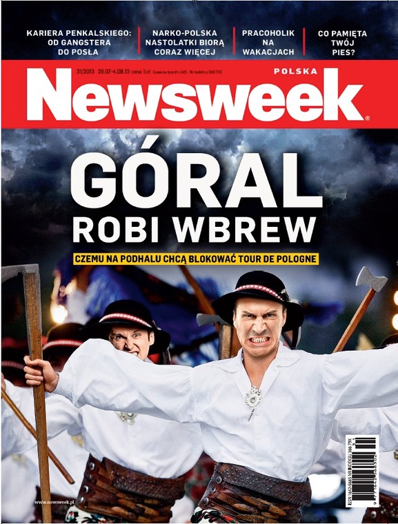 Okładka najnowszego "Newsweeka"