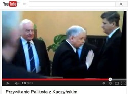 Przywitanie Kaczyńskiego z Palikotem hitem Internetu