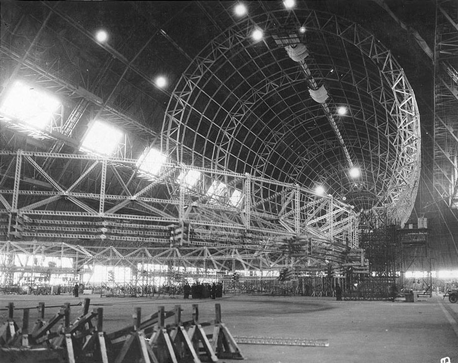 Konstrukcja sterowca USS Macon