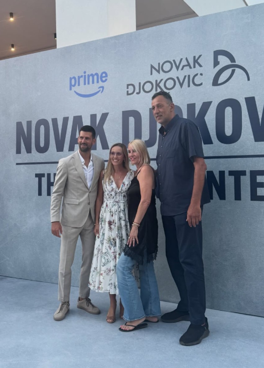 Ana i Vlade Divac sa Novakom