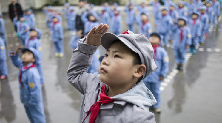 Kínai vörös hadsereg álltalános iskolája / Fotó: AFP