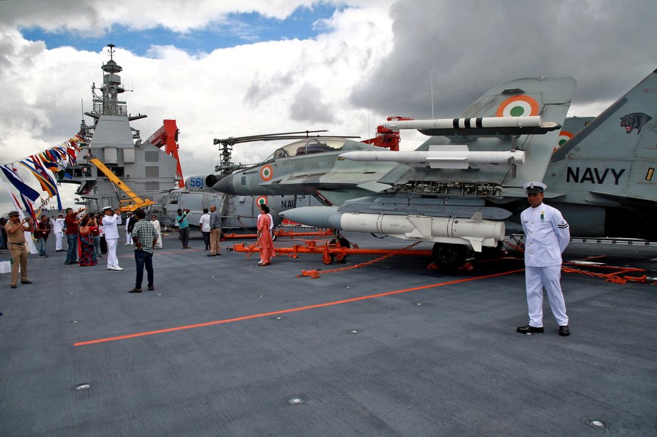 Commissioning ceremony of INS Vikrant aircraft carrier 