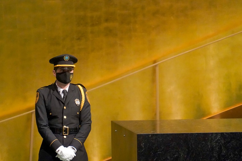 Počasna garda tokom 77. sednice GS UN 20. septembra