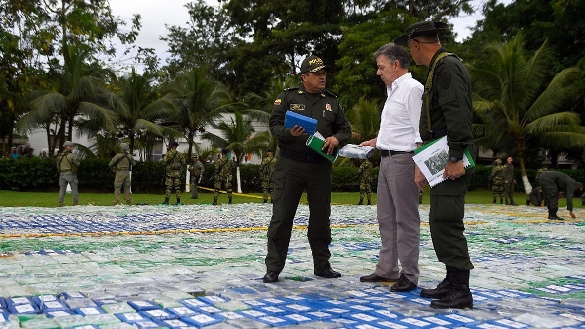 COLOMBIA DRUGS (Colombian police seize more than 12 tons of cocaine from the Gulf Clan)
