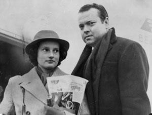 Orson Welles i jego córka - Christopher /fot. Getty Images