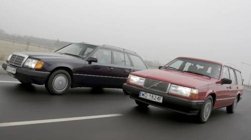 Mercedes S124 Kontra Volvo 740 Kombi - Który Klasyk Będzie Lepszy Na Co Dzień