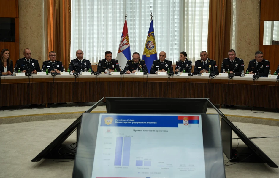 Direktor policije Dragan Vasiljević održao kolegijum