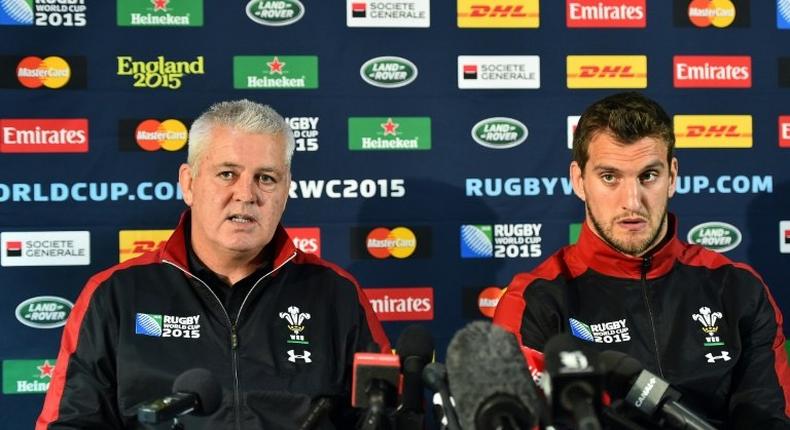 Warren Gatland (L) is said to favour Sam Warburton (R) to captain the British and Irish Lions squad to tour New Zealand