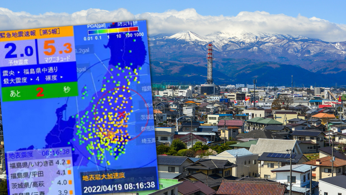 Japonia. Trzęsienie ziemi w Fukuszimie. Stanęły szybkie pociągi 