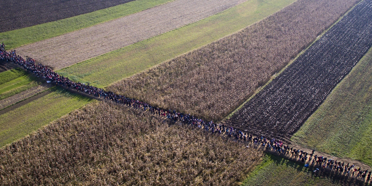 Tak wygląda podróż uchodźców. Szokujące zdjęcia