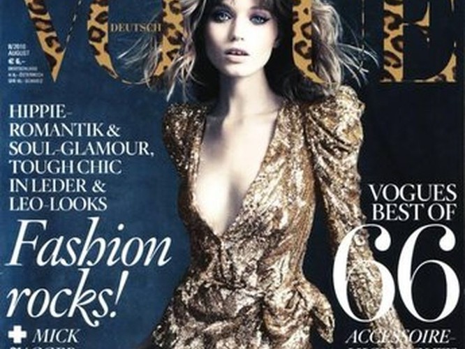 'Mała złota' na okładce niemieckiej edycji 'Vogue'