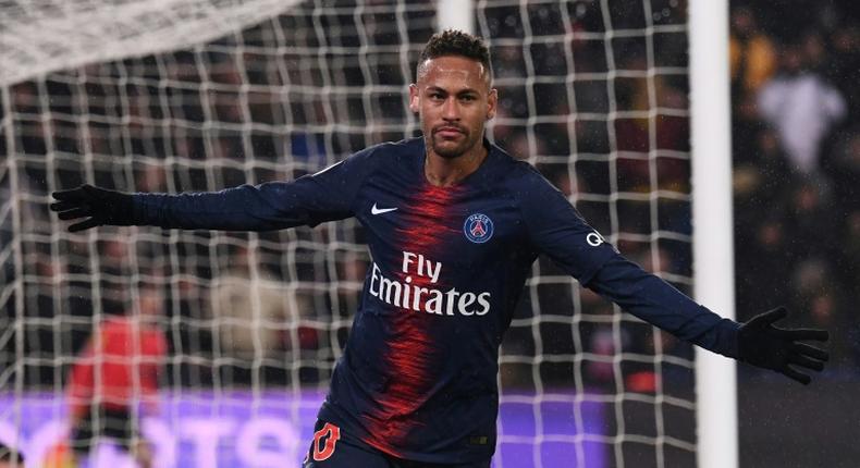 Neymar has bagged 13 league goals in as many games for PSG this season