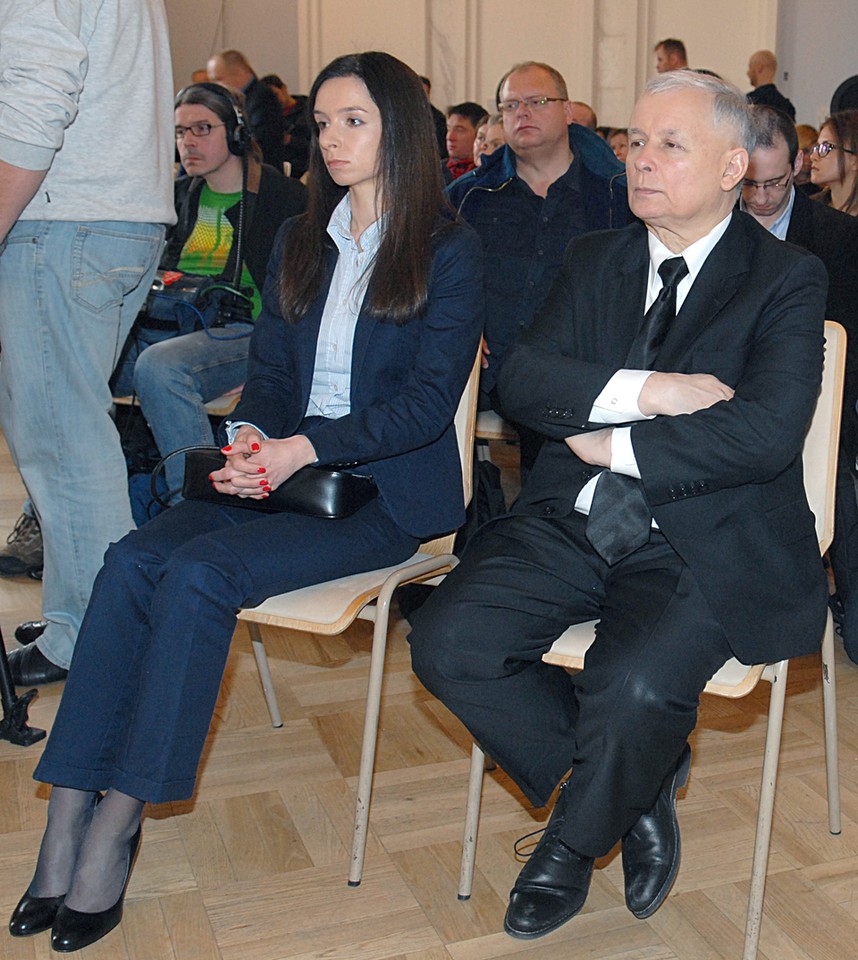 Marta Kaczyńska i Jarosław Kaczyński